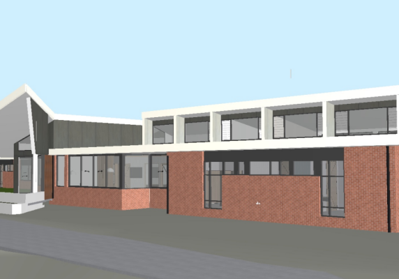 An artist's impression of the Alfredton Community Hub