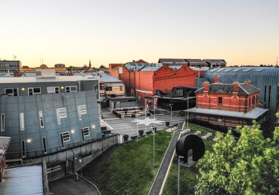 Generic image of Alfred Deakin Place and Camp Street from above