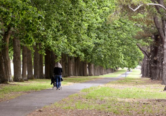 Generic image of bike riders in Victoria Park