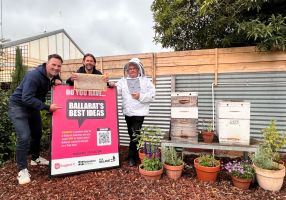 Generic image of Ballarat's Best Ideas with Mayor Cr Des Hudson at Backyard Beekeeping