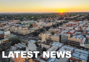 Ballarat CBD from above