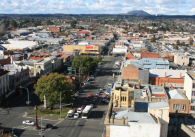 View of Ballarat CBD