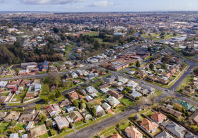 Generic image of residential area of Ballarat aerial