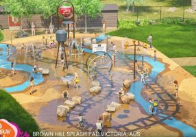 Design concepts for the Brown Hill Splash Park.