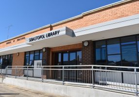 Sebastopol Library front entrance