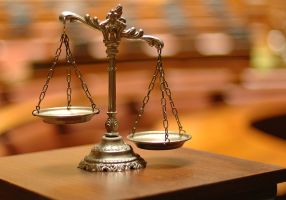 Scales on a table