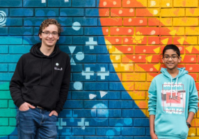 Making an impact: City of Ballarat Youth Councillors Brayden Crutchfield and Mana Florentine.