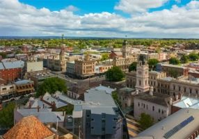 Ballarat CBD landscape