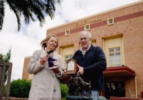 Antique dealers Louise and Graeme Russell