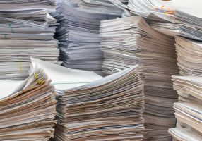 stack of papers