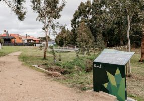 The start of a bushy trail in Ballarat