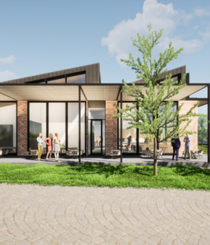 A design image of the proposed Eastwood Community Hub redevelopment