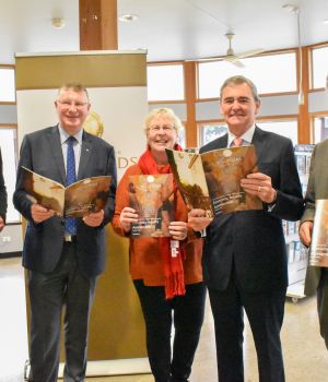 Generic photo group of people launching a report 